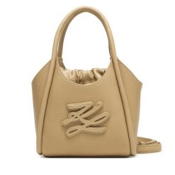 Torebka KARL LAGERFELD. Brązowe torebki klasyczne KARL LAGERFELD, bez wzorów, klasyczne, bez dodatków. Za 1,099.00 zł.