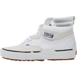 Buty sportowe Vans Cap Mash Hi Lx. Białe buty sportowe lifestyle Vans, bez wzorów, sportowe, bez zapięcia. Za 390.00 zł.