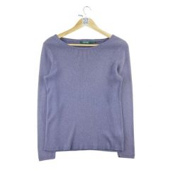 Damski fioletowy sweter. Fioletowe swetry Ralph Lauren, l, bez wzorów, ze skóry, eleganckie, bez ramiączek. Za 85.16 zł.