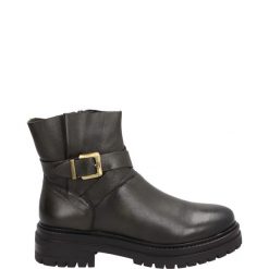 BOTKI DAMSKIE SV-40 OLIVA. Botki Venezia, bez wzorów, ze skóry, bez obcasa, bez zapięcia. Za 249.00 zł.