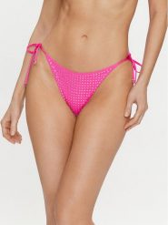 Guess Dół od bikini E4GO06 KC5Z0 Różowy. Czerwone bikini Guess, z aplikacjami, z syntetyku. Za 189.99 zł.