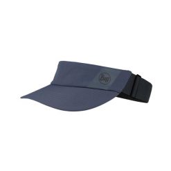 Czapka z daszkiem BUFF SPEED VISOR SOLID ASH. Niebieskie czapki z daszkiem Buff, bez wzorów, z poliesteru, retro. Za 139.90 zł.