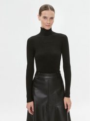 Bruuns Bazaar Sweter Anemones Batildas BBW3518 Czarny Regular Fit. Czarne swetry Bruuns Bazaar, xs, bez wzorów, z wiskozy, bez ramiączek. Za 239.99 zł.