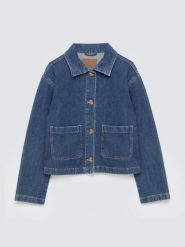 Kurtka damska jeansowa granatowa Aubrey 547. Niebieskie kurtki BIG STAR, na lato, l, bez wzorów, z bawełny, eleganckie, bez kaptura. Za 329.99 zł.