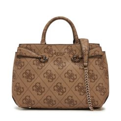 Torebka Guess. Brązowe torebki klasyczne Guess, z aplikacjami, klasyczne, bez dodatków. Za 369.99 zł.