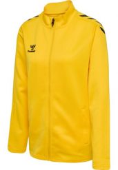 Damska bluza dresowa zapinana na zamek Hummel Core XK. Żółte bluzy Hummel, m, bez wzorów, z dresówki, eleganckie, bez ramiączek, bez kaptura. Za 161.25 zł.