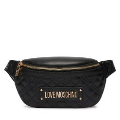 Nerka LOVE MOSCHINO. Czarne nerki i saszetki Love Moschino, bez wzorów, bez dodatków. Za 679.99 zł.