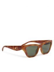 Coach Okulary przeciwsłoneczne 0HC8449U 577482 Brązowy. Brązowe okulary przeciwsłoneczne Coach, bez wzorów, plastikowe. Za 569.99 zł.