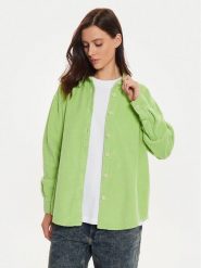 American Vintage Koszula PADO06AH24 Zielony Loose Fit. Zielone koszule American Vintage, s, bez wzorów, z bawełny, vintage, bez kołnierzyka, bez ramiączek. Za 359.99 zł.