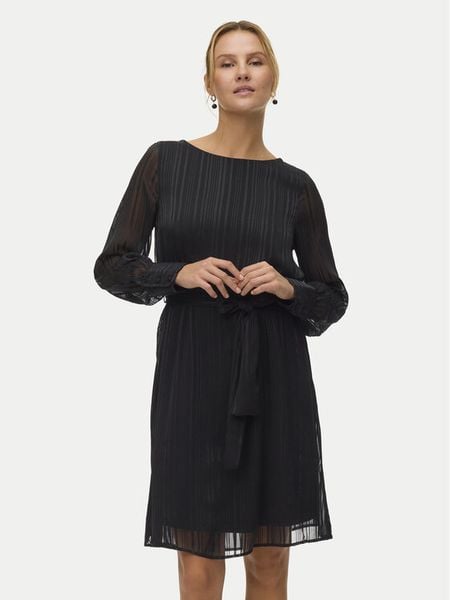 Vero Moda Sukienka koktajlowa Gedna 10335586 Czarny Regular Fit. Czarne sukienki Vero Moda, xl, bez wzorów, z syntetyku, wizytowe, bez kołnierzyka, bez ramiączek. Za 199.99 zł.