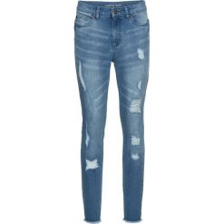 Dżinsy Super Skinny "push up", w krótszej długości bonprix niebieski "bleached”. Jeansy marki bonprix. Za 99.99 zł.