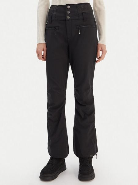 Roxy Spodnie snowboardowe Rising High ERJTP03295 Czarny Skinny Fit. Czarne spodnie narciarskie Roxy, bez wzorów, z syntetyku, narciarskie. Za 1,019.00 zł.