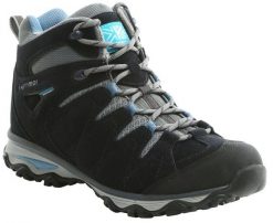 Buty turystyczne damskie Karrimor Rona Mid. Niebieskie buty trekkingowe Karrimor, bez wzorów, z materiału, bez zapięcia, trekkingowe. Za 269.99 zł.