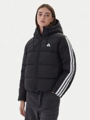Adidas Kurtka puchowa Essentials Climawarm 3-Stripes JW3429 Czarny Loose Fit. Czarne kurtki adidas, m, bez wzorów, z puchu, bez kaptura. Za 549.99 zł.