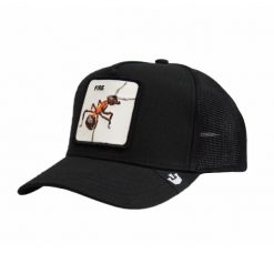 Czapka z daszkiem Goorin Bros. Fire Ant Black Trucker - 101-1433. Czarne czapki z daszkiem Goorin Bros, bez wzorów, sportowe. Za 190.35 zł.