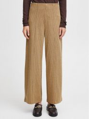 ICHI Spodnie materiałowe 20115719 Brązowy Relaxed Fit. Brązowe spodnie materiałowe ICHI, bez wzorów, z materiału. Za 139.99 zł.