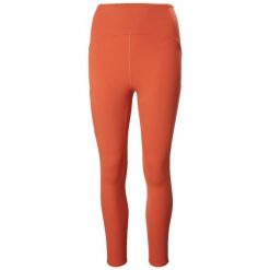 Damskie legginsy Helly Hansen HP. Brązowe legginsy Helly Hansen, bez wzorów, sportowe. Za 350.50 zł.