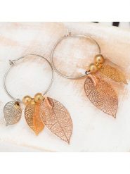 LA CHIQUITA Kolczyki-kreole rozmiar: onesize. Szare kolczyki LA CHIQUITA, metalowe. Za 74.28 zł.