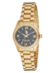 U.S. Polo Assn. Zegarek kwarcowy w kolorze złoto-szarym rozmiar: onesize. Szare, analogowe zegarki U.S. Polo Assn., metalowe. Za 217.99 zł.