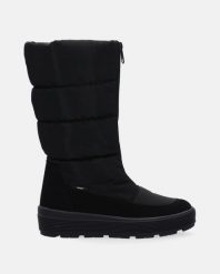 CZARNE WODOODPORNE ŚNIEGOWCE 4852S IRON NERO. Czarne botki Venezia, bez wzorów, bez obcasa, bez zapięcia. Za 459.00 zł.