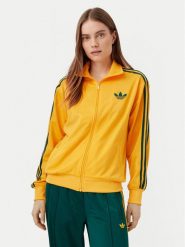 Adidas Bluza adicolor Classic Firebird JP2300 Żółty Loose Fit. Żółte bluzy adidas, m, bez wzorów, z syntetyku, bez kaptura. Za 249.99 zł.