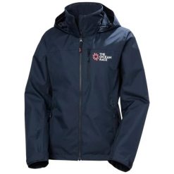 Damska kurtka wodoodporna Helly Hansen The Ocean Race. Niebieskie kurtki Helly Hansen, xl, bez wzorów, z polaru, bez kaptura. Za 701.00 zł.