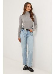 Soft Cashmere Golf w kolorze szarym rozmiar: 38/40. Szare swetry Soft Cashmere, bez wzorów, z kaszmiru, klasyczne, bez ramiączek. Za 100.99 zł.