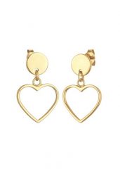 Elli Damskie kolczyki zatyczki serce z srebra próby 925 Sterling Silver Kolczyki 1 ct. Szare kolczyki Elli, srebrne. Za 283.99 zł.
