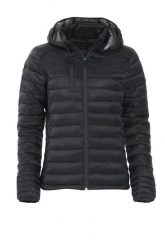 Clique Hudson Women Kurtka damska z ociepleniem imitującym puch, kaptur odpinany. Czarne kurtki CLIQUE, s, bez wzorów, z materiału. Za 306.96 zł.