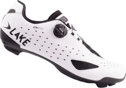 Buty Lake CX177. Białe buty treningowe Lake, bez wzorów, z mikrofibry, bez zapięcia, rowerowe. Za 715.00 zł.