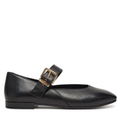 Baleriny MEXX. Czarne baleriny Mexx, bez wzorów, bez obcasa, bez zapięcia. Za 239.99 zł.