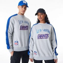 Bluza New York Giants NFL Graphic. Szare bluzy New Era, s, bez wzorów, z bawełny, bez kaptura. Za 309.50 zł.
