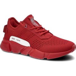 Czerwone Sneakersy Big Star Damskie Buty Sportowe. Czerwone buty sportowe lifestyle BIG STAR, na wiosnę, bez wzorów, retro, bez zapięcia. Za 129.00 zł.