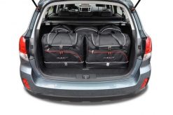 Torby Do Bagażnika Subaru Outback 2009-2014 5Szt Kjust. Czarne torby podróżne KJUST, bez wzorów, z kauczuku. Za 1,542.00 zł.