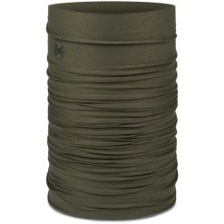 Komin na szyję - Bandana BUFF Coolnet UV® Solid. Brązowe szaliki i kominy Buff, bez wzorów. Za 89.08 zł.