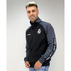 Kultowa bluza z zamkiem Madridista. Bluzy Real Madrid, m, bez wzorów, sportowe, bez ramiączek, bez kaptura. W wyprzedaży za 279.41 zł.