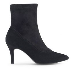 Botki Sergio Bardi. Czarne botki Sergio Bardi, bez wzorów, bez obcasa, na szpilce, bez zapięcia. Za 244.99 zł.