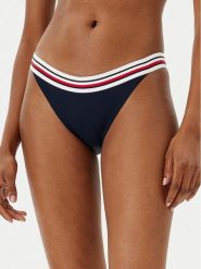 Tommy Hilfiger Dół od bikini UW0UW05829 Granatowy. Niebieskie bikini Tommy Hilfiger, bez wzorów, z syntetyku. Za 169.99 zł.