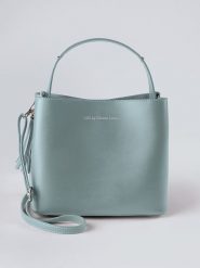 CXL by Christian Lacroix Skórzana torebka "Vaugirard" w kolorze błękitnym - 27 x 22 x 13 cm rozmiar: onesize. Niebieskie torebki klasyczne CXL by Christian Lacroix, bez wzorów, z materiału, przez ramię, bez dodatków. Za 434.99 zł.