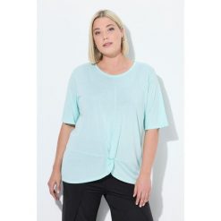 Damskie Koszulka funkcyjna antybakteryjna okrągły dekolt rękaw 1/2. Niebieskie t-shirty sportowe Ulla Popken, plus size, bez wzorów, z materiału, bez ramiączek. W wyprzedaży za 159.99 zł.