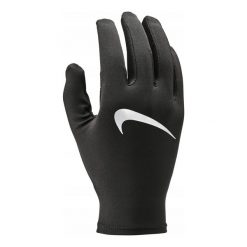 Rękawiczki DriFIT Dla Dorosłych Unisex Miler. Czarne rękawiczki Nike, bez wzorów, sportowe. Za 192.99 zł.