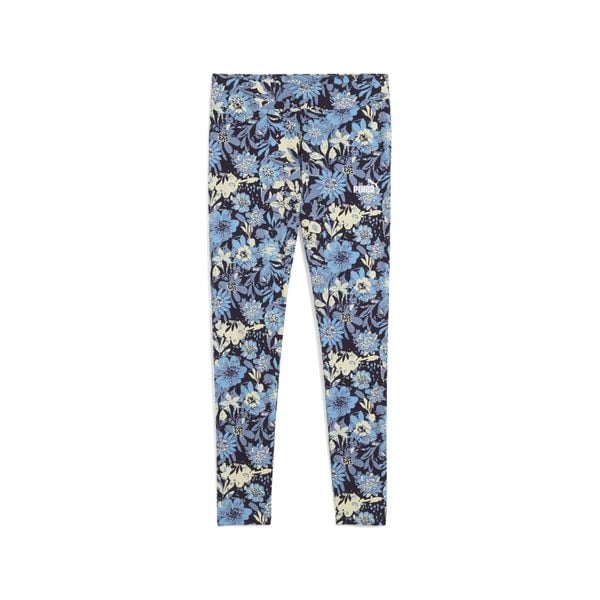 Damskie legginsy Essentials Nature 2.0 PUMA. Niebieskie legginsy Puma, bez wzorów, eleganckie. Za 169.00 zł.
