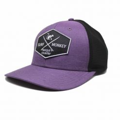 Czapka trucker górska i trekkingowa – Dry-Tech – wodoodporna (Bordowy). Fioletowe czapki z daszkiem SURF MONKEY, z aplikacjami, z elastanu, sportowe. Za 179.95 zł.