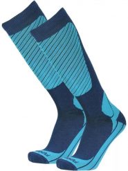 Skarpety narciarskie damskie Fundango Ski Socks. Niebieskie skarpetki FUNDANGO, bez wzorów, z materiału. Za 79.90 zł.