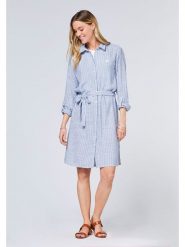 Polo Sylt Sukienka w kolorze błękitnym rozmiar: XXL. Niebieskie sukienki Polo Sylt, na co dzień, xxl, bez wzorów, z bawełny, bez kołnierzyka, bez ramiączek, midi, proste. Za 110.29 zł.