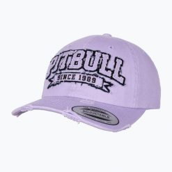 Czapka z daszkiem Pitbull Snapback Since 1989 Classic. Fioletowe czapki z daszkiem PITBULL, bez wzorów, z bawełny, klasyczne. Za 129.99 zł.
