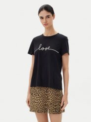 Vero Moda T-Shirt Kami 10332587 Czarny Relaxed Fit. Czarne t-shirty Vero Moda, s, bez wzorów, z bawełny, bez kołnierzyka, bez ramiączek. Za 59.99 zł.