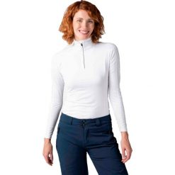 Koszulka termoaktywna Rossignol W Classique 1/2 Zip. Białe bielizna termoaktywna damska Rossignol, bez wzorów, bez ramiączek, narciarskie. W wyprzedaży za 409.00 zł.