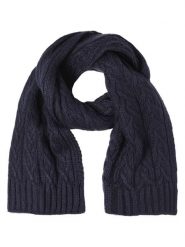 TATUUM Szal w kolorze granatowym - 180 x 38 cm rozmiar: onesize. Niebieskie szaliki i kominy Tatuum, bez wzorów. Za 73.99 zł.