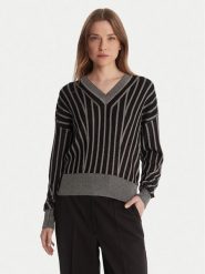 DKNY Sweter P5MSDZ52 Szary Regular Fit. Szare swetry DKNY, xs, bez wzorów, z wiskozy, bez ramiączek. Za 479.99 zł.